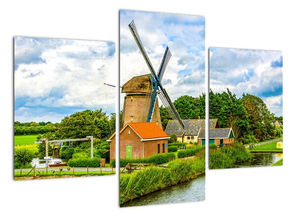 Obraz veterného mlyna (Obraz 90x60cm)