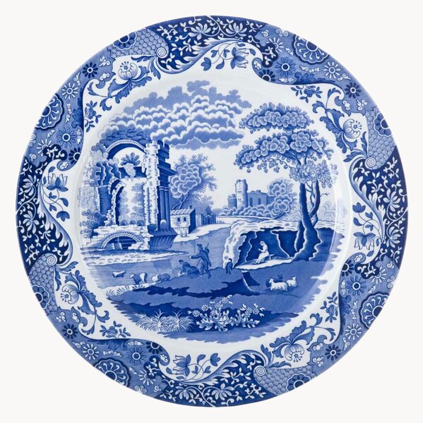 Keramický servírovací tanier Blue Italian, Ø 30 cm