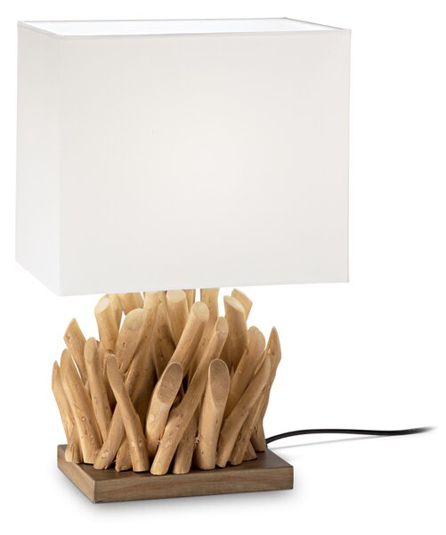 Stolová lampa Ideal lux 201382 SNELL TL1 SMALL 1xE27 60W drevo