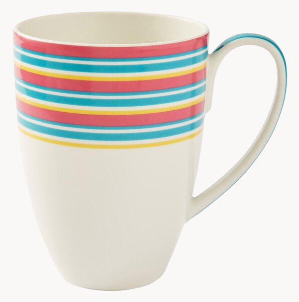 Porcelánové hrnčeky Calypso Stripe, 4 ks