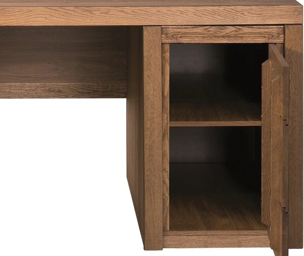Szynaka Psací stůl s nabíjecí stanicí Velvet II 37 177 cm z masivu dub Rustikal