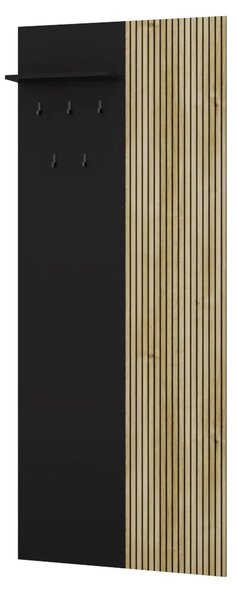 Szynaka Předsíňový věšák Wenis 01 72 cm černý/dub Karlstad