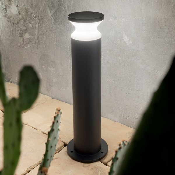 Ideal Lux - Vonkajšie svietidlo TORRE 1xE27/15W/230V 60 cm IP65 čierne
