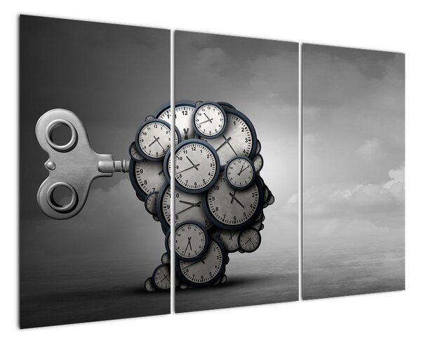 Abstraktný obraz: kľúč k mysli (Obraz 120x80cm)