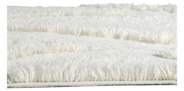 Biely prateľný ručne tkaný vlnený behúň 70x200 cm Enkang Ivory – Lorena Canals