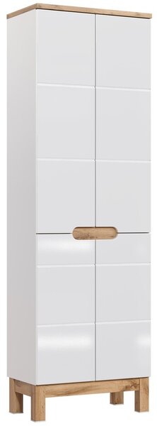 Comad Kúpeľňová skrinka Bali 805 4D biela/dub votan