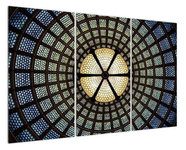 Moderný obraz - detail vitráže (Obraz 120x80cm)