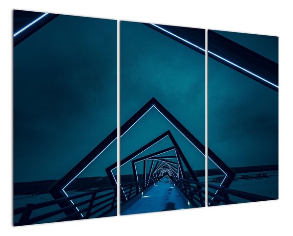 Obraz - cesta cez moderný most (Obraz 120x80cm)