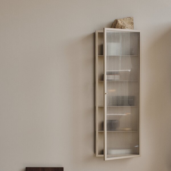 Nástenná skrinka Haze Tall, Brushed Stainless Steel – Ferm Living