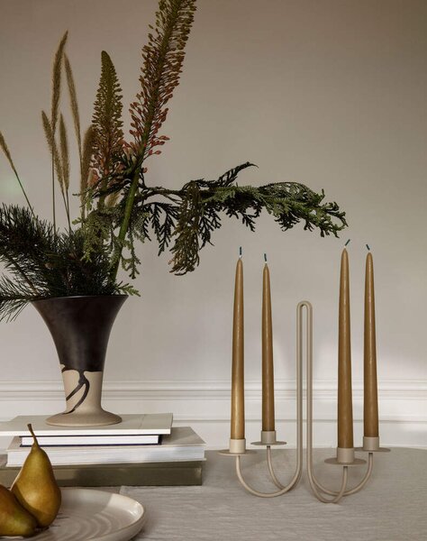 Ferm Living Svietnik Sway Candelabra, cashmere