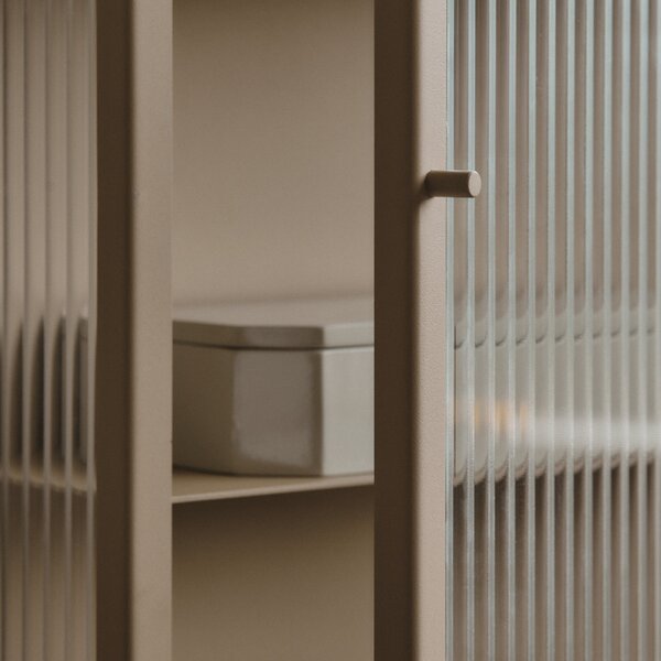 Nástenná skrinka Haze Tall, Brushed Stainless Steel – Ferm Living