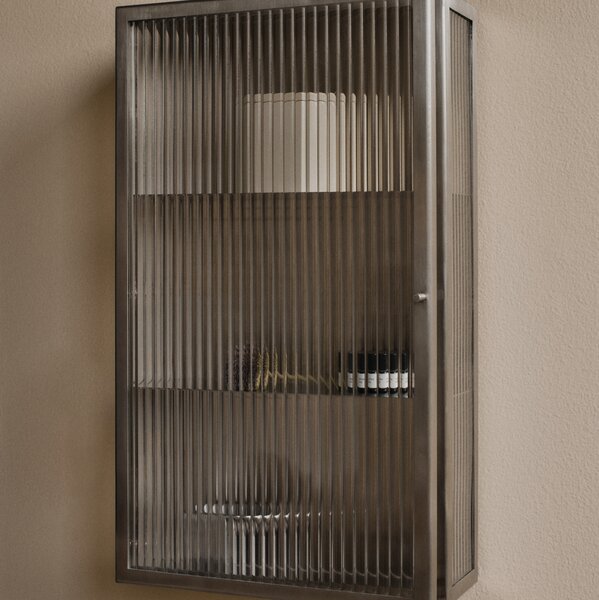 Nástenná skrinka Haze Tall, Brushed Stainless Steel – Ferm Living