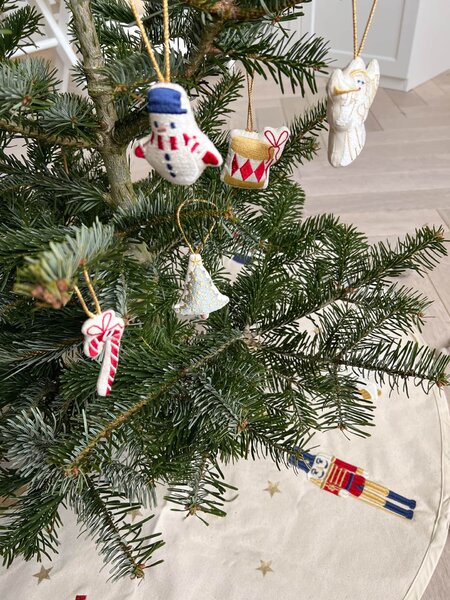 Vyšívaná vianočná ozdoba Nutcracker –⁠⁠⁠⁠⁠⁠ set 3 ks