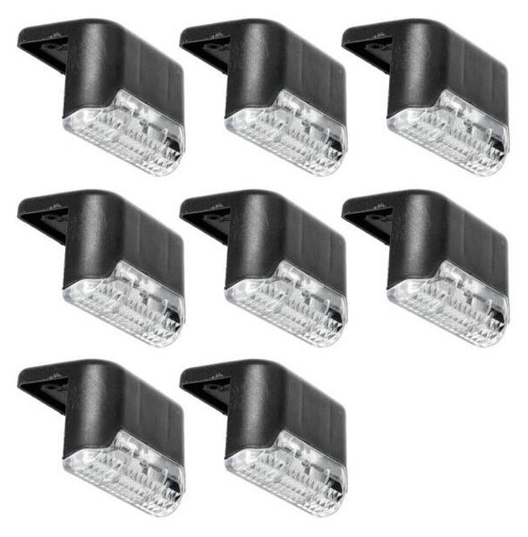 SADA 8x LED Solárne osvetlenie schodiska LED/0,06W/1,2V 3000K IP44 600 mAh