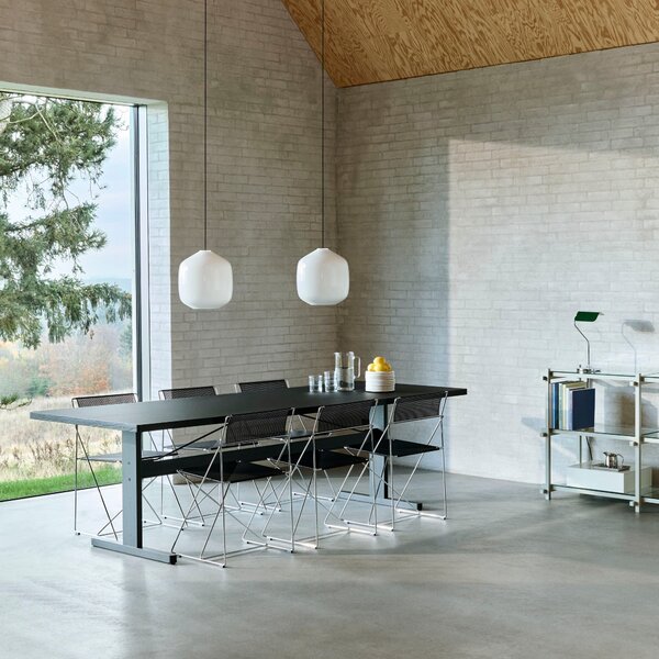 Závesná lampa Buoy Glass Pendant, 300, Clay White – HAY