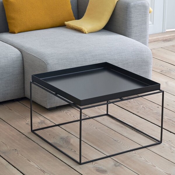Odkladací stolík Tray S, Black – HAY