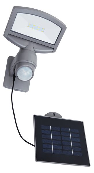 LUTEC 6901601000 SUNSHINE solárne nástenné LED svietidlo so senzorom 3W 4000K IP44 šedá