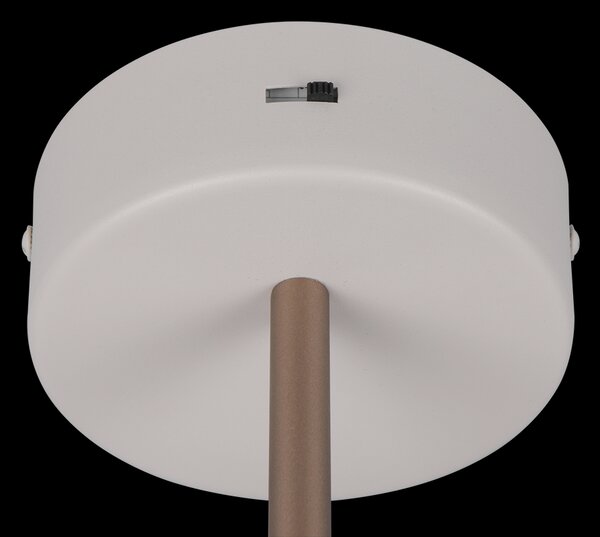 Trio T240270176 LED nástenné svietidlo KEATON | 10W integrovaný LED zdroj | 1x1200lm | 2300+3000+4000K | Trio - SwitchDimmer | sivá