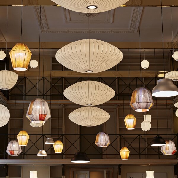 Závesná lampa Nelson Saucer Bubble L – HAY