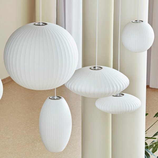 Závesná lampa Nelson Saucer Bubble L – HAY