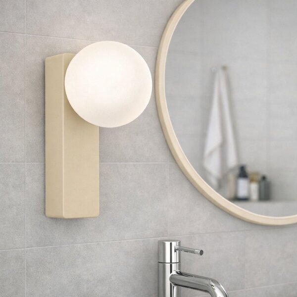Open Design OR85549 - kúpeľňové nástenné svietidlo BOLETTA 1xG9/8W/230V IP44 béžové