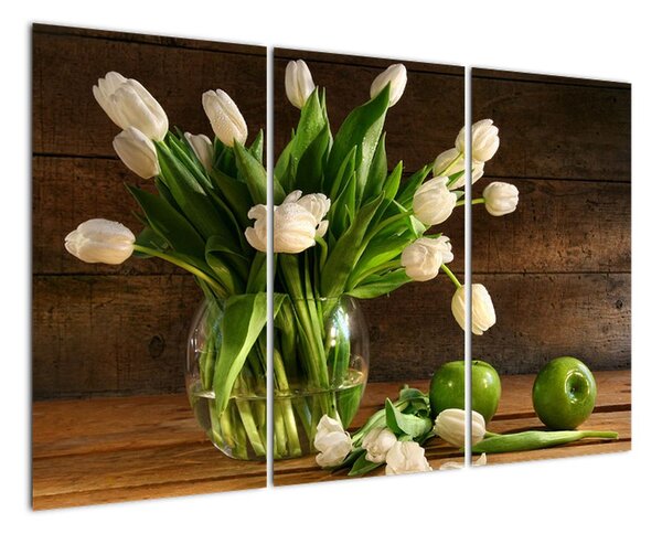 Tulipány vo váze - obraz (Obraz 120x80cm)