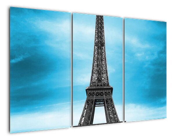 Abstraktný obraz Eiffelovej veže (Obraz 120x80cm)
