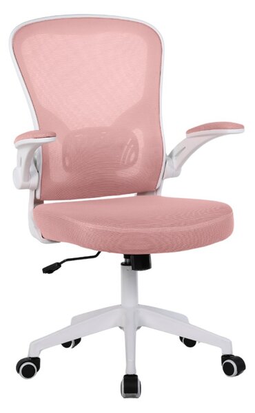 Detská otočná stolička Neoseat LEXI — látka, ružová