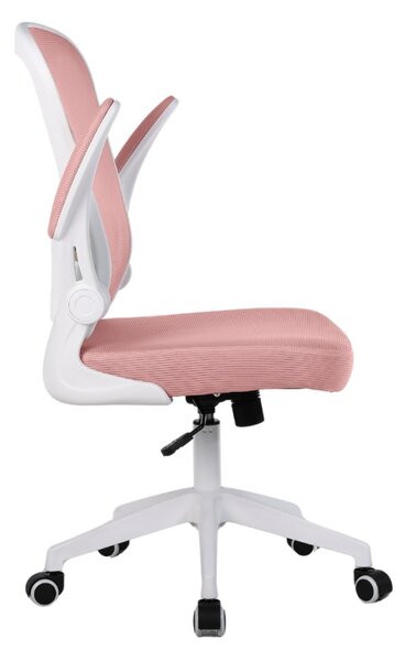 Detská otočná stolička Neoseat LEXI — látka, ružová