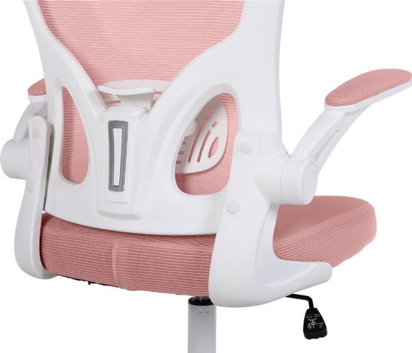 Detská otočná stolička Neoseat LEXI — látka, ružová