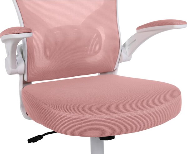 Detská otočná stolička Neoseat LEXI — látka, ružová