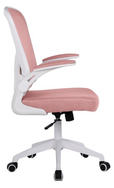 Detská otočná stolička Neoseat LEXI — látka, ružová
