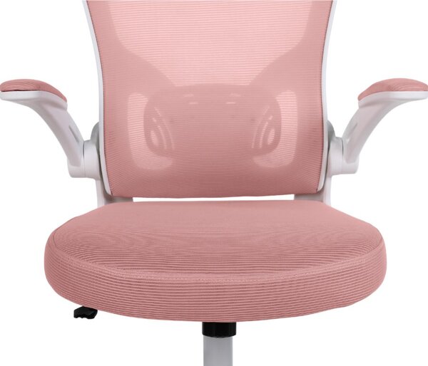 Detská otočná stolička Neoseat LEXI — látka, ružová