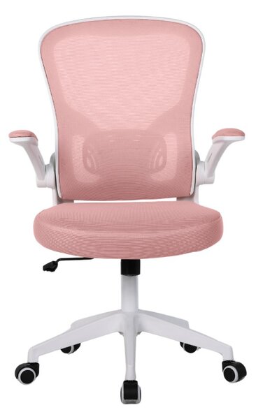 Detská otočná stolička Neoseat LEXI — látka, ružová