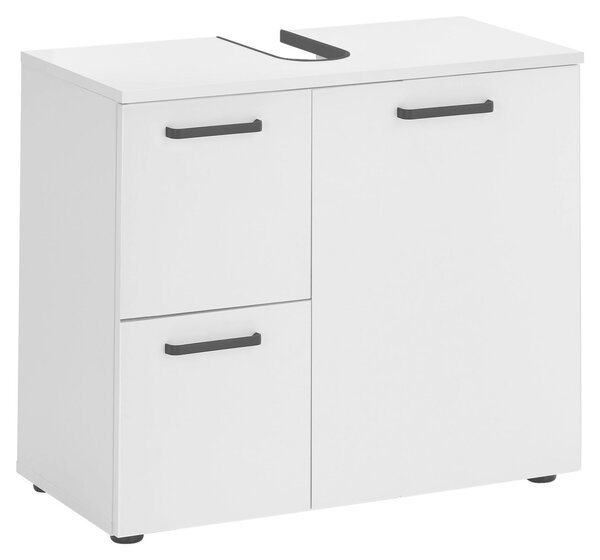 SKRINKA POD UMÝVADLO, biela, biela, 70/60/35 cm MID.YOU - Kúpeľňové skrinky, Online Only