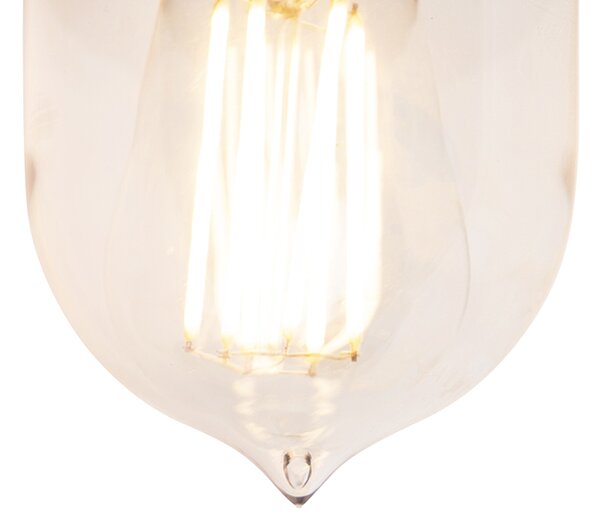 Romantická vonkajšia nástenná lampa tmavo šedá - Oxford