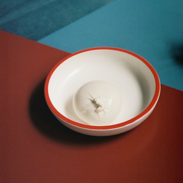 Misa Sobremesa S, White with Red – HAY