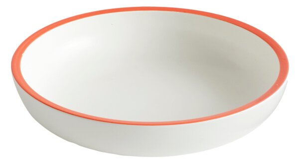 Misa Sobremesa S, White with Red – HAY