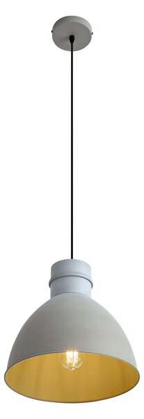 Vidiecka závesná lampa sivá - Dory