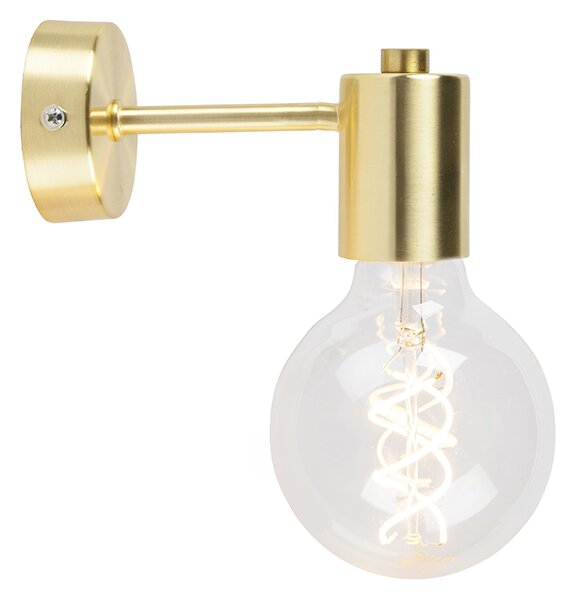 Inteligentná nástenná lampa Art Deco zlatá vrátane G95 WiFi žiarovky - Facil