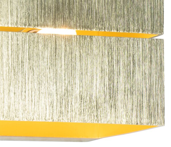 Moderná nástenná lampa zlatá 9,7 cm - Transfer Groove