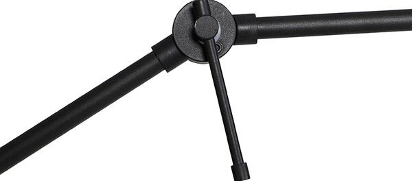 Moderná stojaca lampa čierna nastaviteľná - Editor