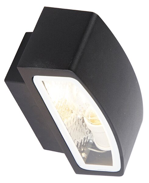 Moderná vonkajšia nástenná lampa čierna IP44 - Latina