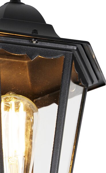 Vonkajšia lampa čierna 220 cm 3-svetlo IP44 - Havana
