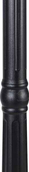 Vonkajšia lampa čierna 220 cm 3-svetlo IP44 - Havana