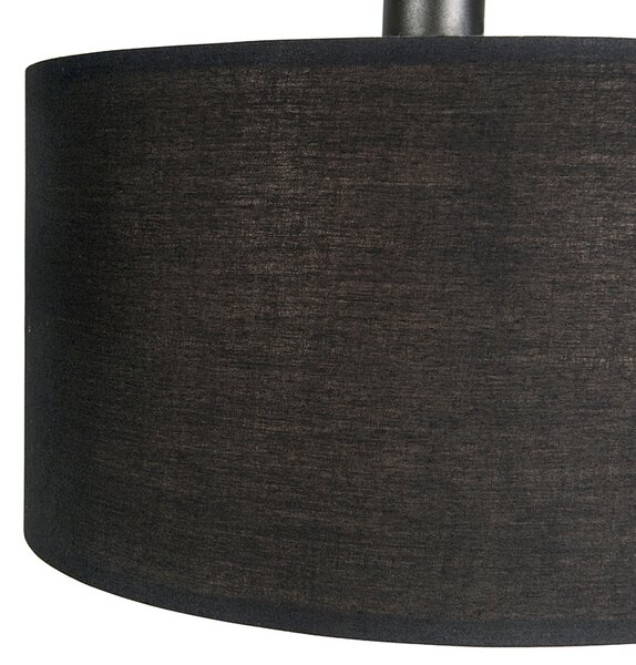 Inteligentná moderná oblúková stojaca lampa čierna vrátane WiFi G95 - Vinossa