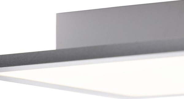 Oceľové stropné svietidlo 120 cm vrátane LED s diaľkovým ovládaním - Liv