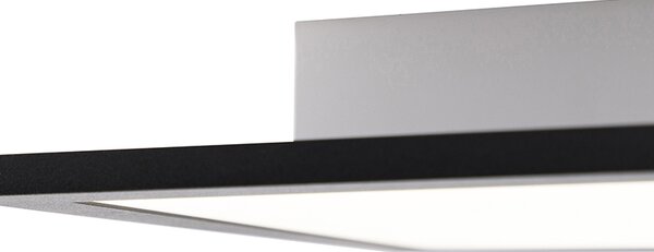 Moderné stropné svietidlo čierne 120 cm vrátane LED s tlmením do tepla - Liv