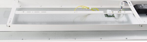 Moderné stropné svietidlo oceľ 120 cm vrátane LED 4-stupňové stmievateľné - Liv