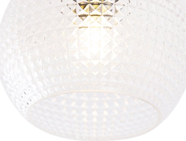 Stropné svietidlo v štýle Art Deco mosadz - Sphere